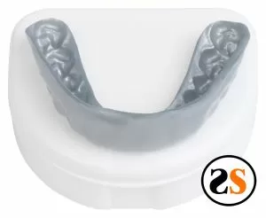 Silver dental teeth mouthguard