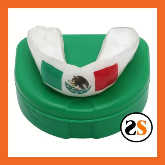 Custom Mexican Flag Mouth Guard